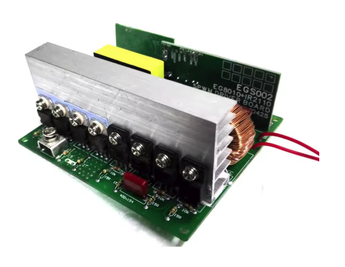 Плата інвертора 12V DC → 220V AC, чиста синусоїда, до 500W (50/60Hz)